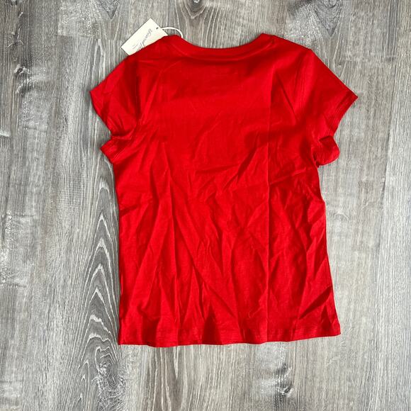 Universal Thread Women's Red Short Sleeve T-Shirt with Heart - Size Small - NWT - Picture 5 of 6